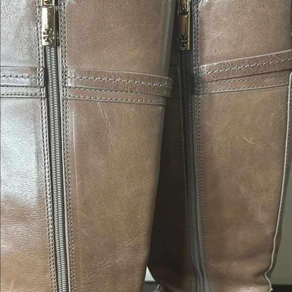 Tory Burch Tan Leather Riding Boots - Picture 6 of 16